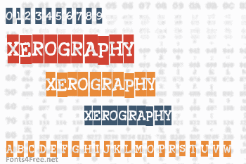 Xerography Font