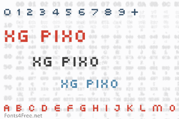 XG Pixo Font