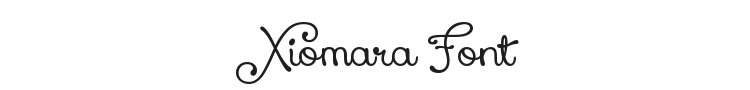 Xiomara Font Preview