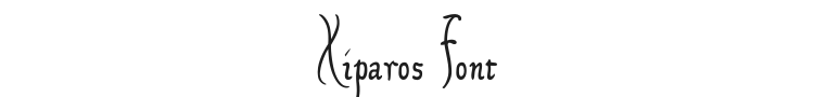 Xiparos Font Preview