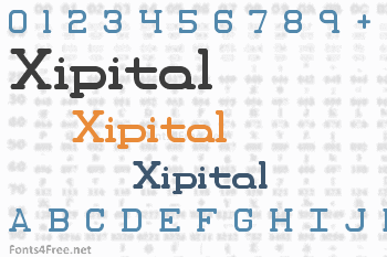 Xipital Font