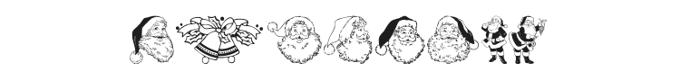 Xmas Clipart Font