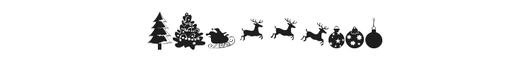 Xmas TFB Christmas Font Preview