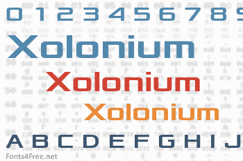 Xolonium Font