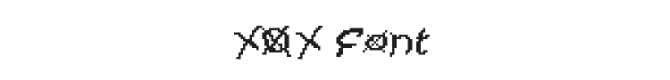 XOX Font Preview
