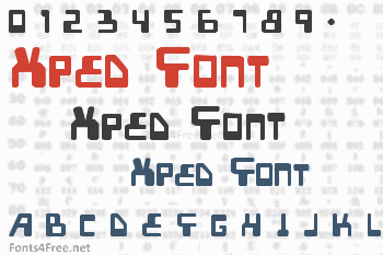 Xped Font