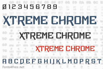 Xtreme Chrome Font