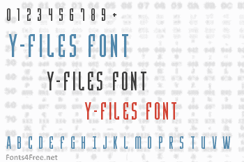 Y-Files Font