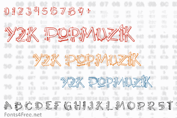 Y2K PopMuzik Font