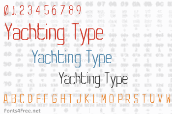 Yachting Type Font