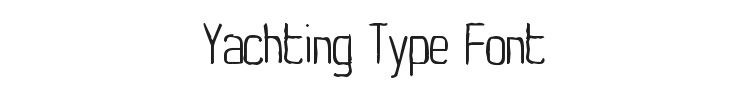 Yachting Type Font