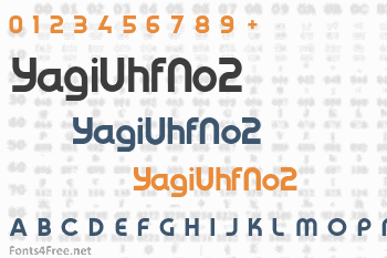 YagiUhfNo2 Font