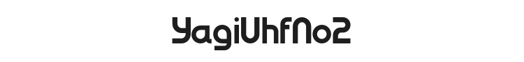 YagiUhfNo2 Font