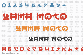Yama Moto Font