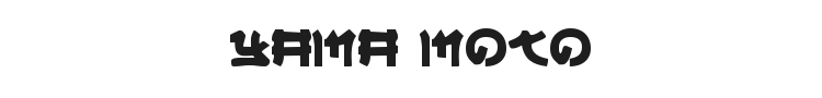 Yama Moto Font Preview