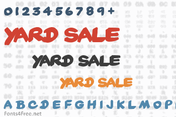 Yard Sale Font