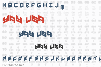 Yay Usa Font