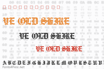 Ye Old Shire Font