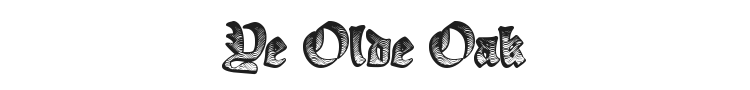 Ye Olde Oak Font Preview