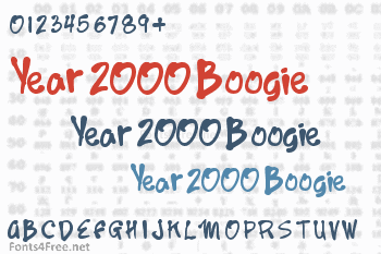 Year 2000 Boogie Font