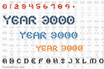 Year 3000 Font