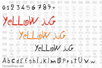 Yellow Jug Font