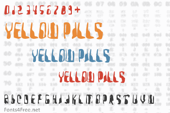 Yellow Pills Font