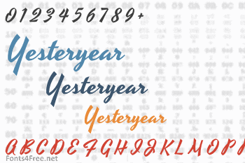 Yesteryear Font