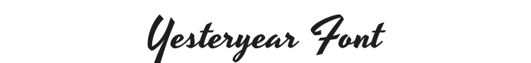 Yesteryear Font