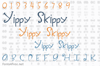 Yippy Skippy Font