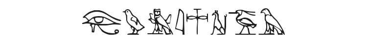Yiroglyphics Font Preview