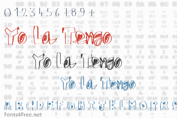 Yo La Tengo Font