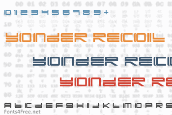 Yonder Recoil Font