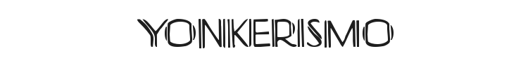 Yonkerismo Font Preview