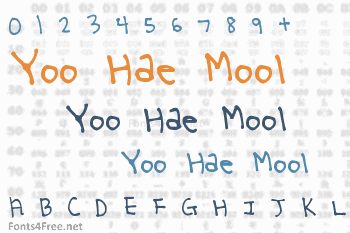 Yoo Hae Mool Font