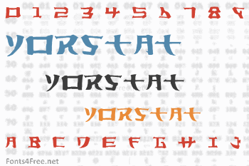 Yorstat Font