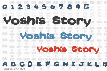 Yoshis Story Font