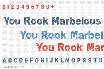 You Rook Marbelous Font