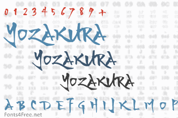 Yozakura Font