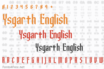 Ysgarth English Font