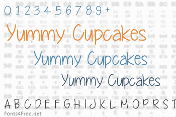 Yummy Cupcakes Font