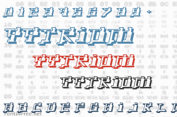 Yytrium Dioxide Font