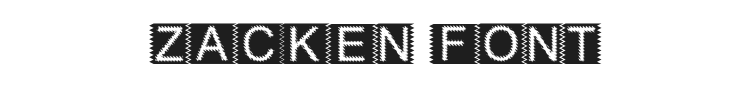 Zacken Font