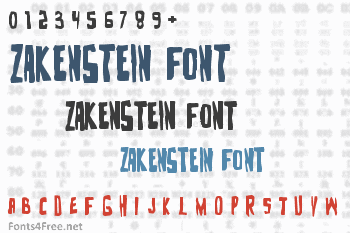 Zakenstein Font