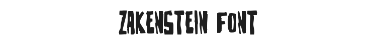 Zakenstein Font