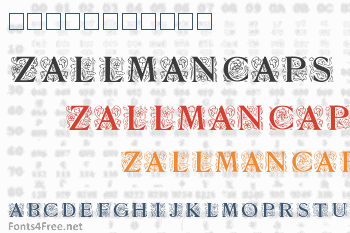 Zallman Caps Font