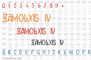 Zamolxis IV Font