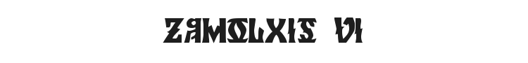 Zamolxis VI Font