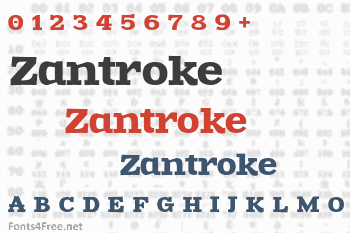 Zantroke Font