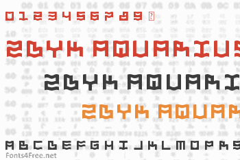 Zdyk Aquarius Font